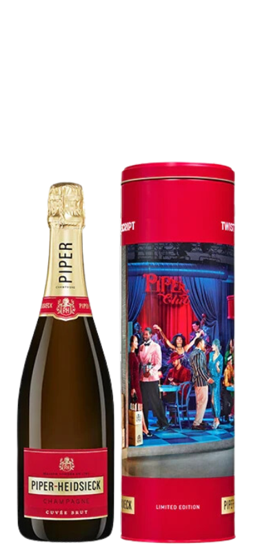 Piper Heidsieck Brut Twist The Script Prohibition Tin Reims NV