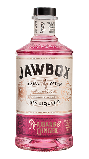 Jawbox Rhubarb & Ginger Gin Liqueur 700ml