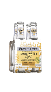 Fever Tree Light Indian Tonic Water 6 X4 Pk (24 X200 Ml)