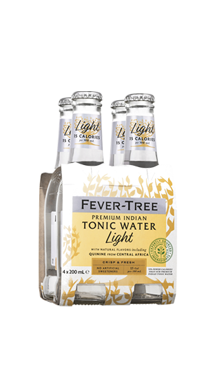 Fever Tree Light Indian Tonic Water 6 X4 Pk (24 X200 Ml)