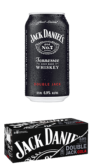 Jack Daniels & Cola Double Jack Rtd 330ml 3X10Pk Can 330ml