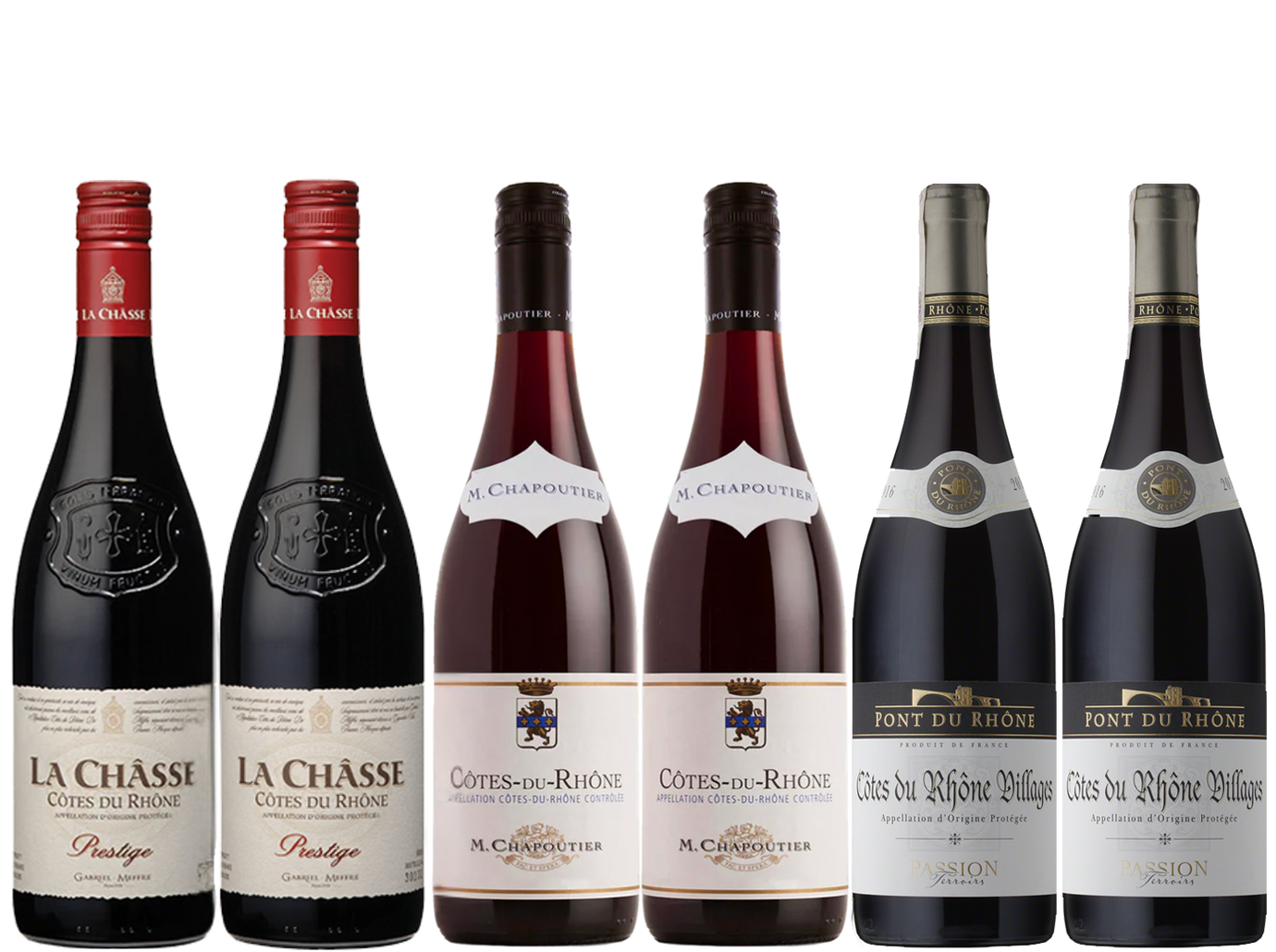 Discover Cotes du Rhone 6 Bottle Case