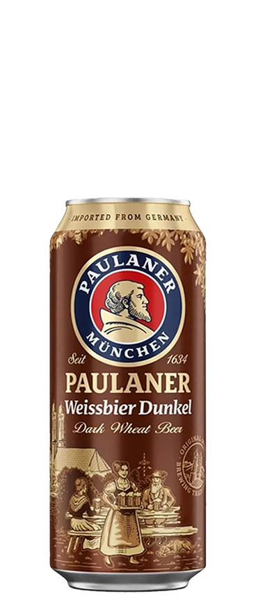 SHORT DATED Paulaner DUNKEL 24x 500mls CANS BB: 11/3/2025