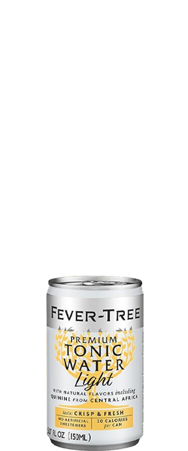 Fever Tree Premium Naturally Light Tonic Water (8x 150ml Cans) BB:03/25