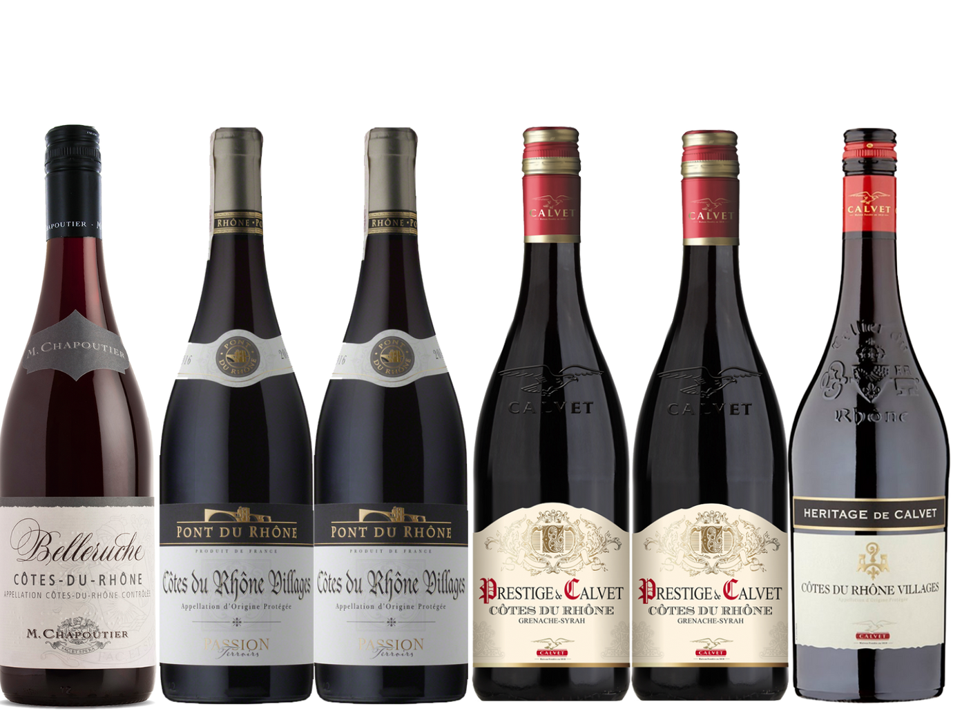 Discover Cotes du Rhone 6 Bottle Case