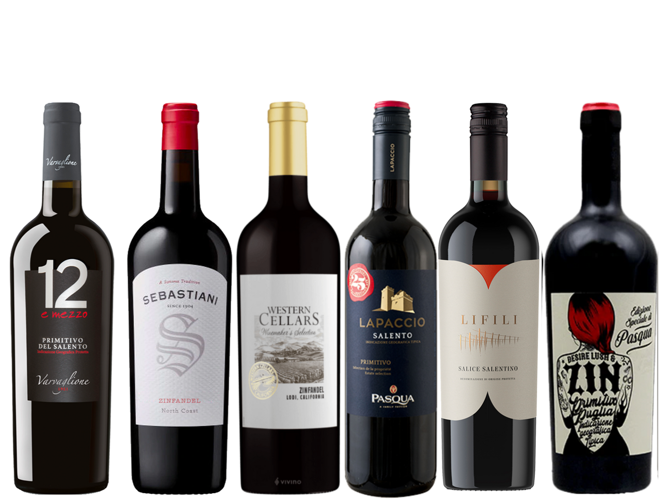 Explore Primitivo & Zinfandel 6 Bottle Case