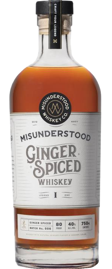 Misunderstood Ginger Spiced Whiskey 750ml