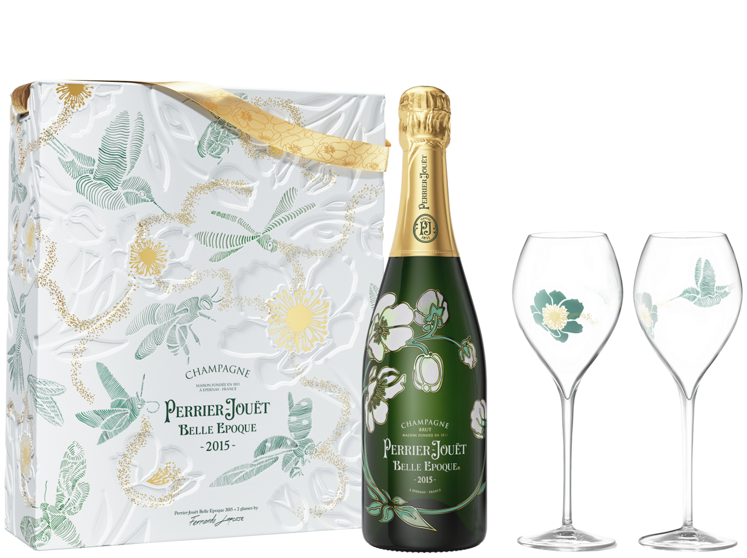 Taittinger Brut Prestige Rose Champagne - Glass Set : The Whisky Exchange
