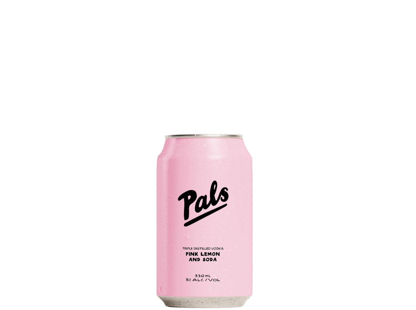 Pals Vodka, Pink Lemon and Soda (10x 330ml Cans)