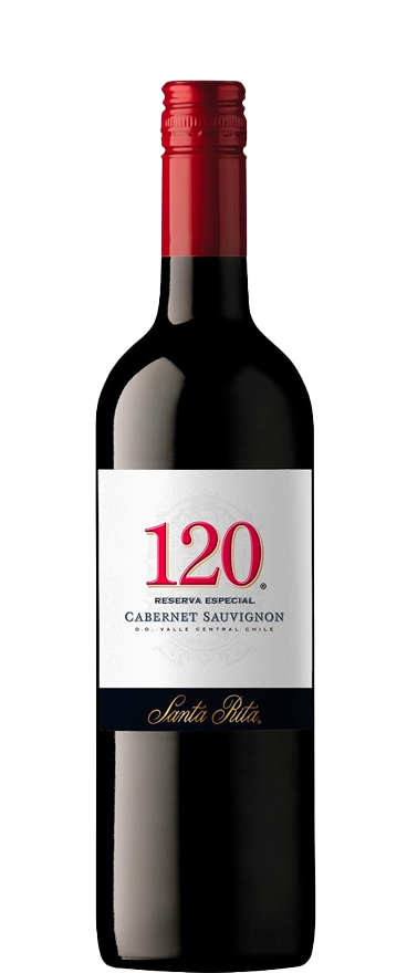 Label Damaged Santa Rita 120 Cabernet Sauvignon 2019