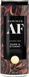 Curious AF Dark & Stormy 0% 250ml (4 Pack)