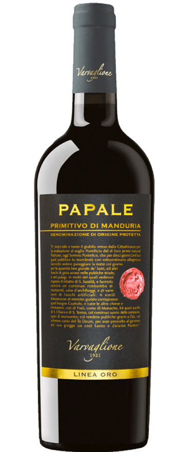 Varvaglione Papale Oro Primitivo 2015 - Wine Central