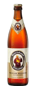 SHORT-DATED Franziskaner Hefe Weissbier Naturtrüb (20 x 500ml Bottles) BB:08/09/2024