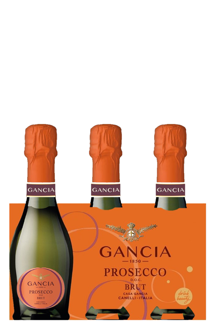 Gancia Prosecco DOC Brut (8 x 3 Pack) 200ml NV