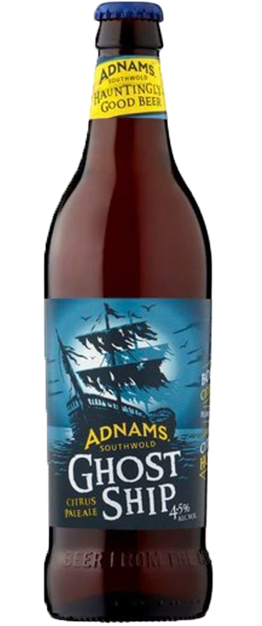 Adnams Ghost Ship Pale Ale (8x 500ml Bottles) BB:30.11.20 - Wine Central