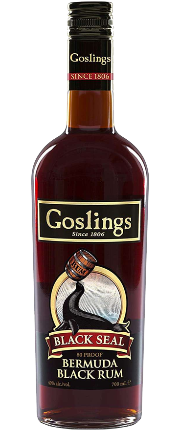 Gosling's Black Seal Bermuda Rum 700ml - Label Damaged