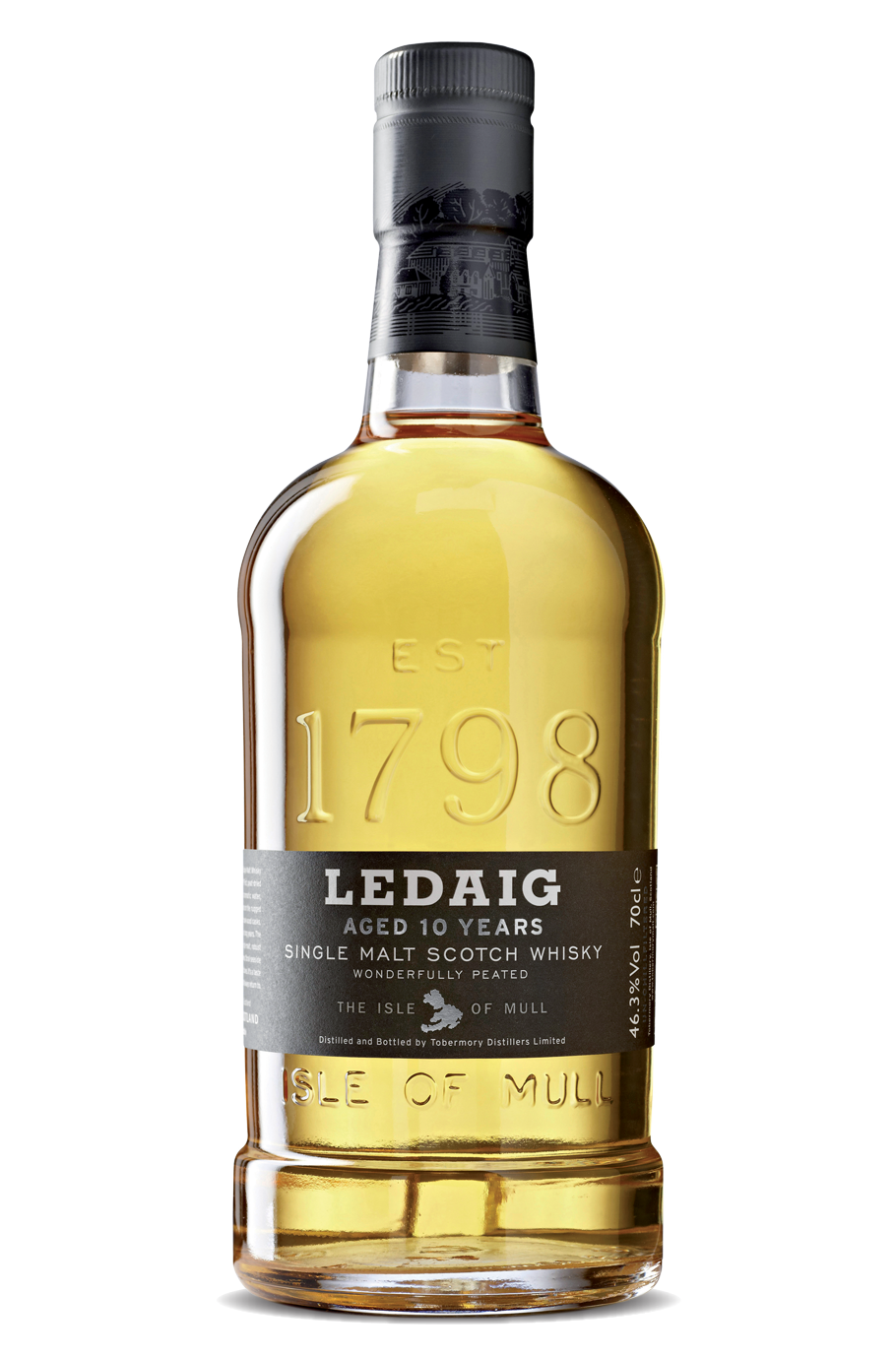 Ledaig 10 YO Isle of Mull Single Malt Scotch Whisky 46.3% 700ml