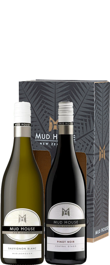 Mud House Sauvignon Blanc & Pinot Noir 2 Bottle Gift Duo